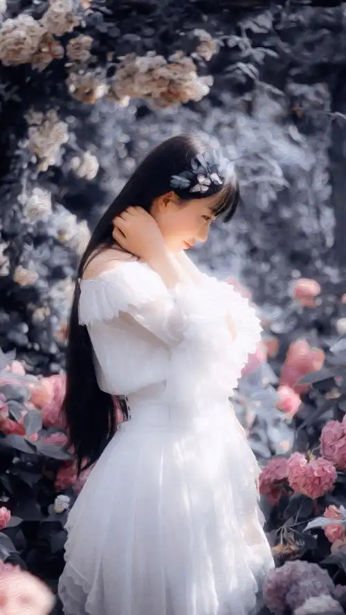 森林精灵美女唯美梦幻写真,高清图片,手机锁屏桌面-壁纸族