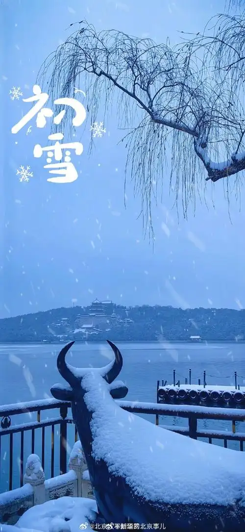 晒晒相册里的最美雪景##和下雪天最配的bgm##北京下雪