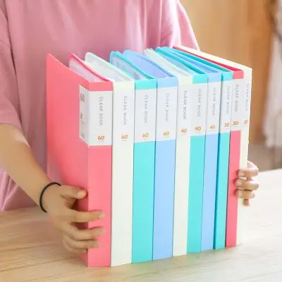 a4文件夹透明小清新多层学生用60页资料册试卷夹琴谱收纳袋办公用品