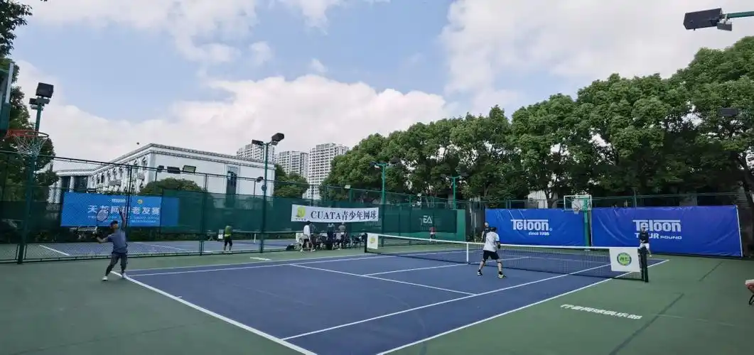 天龙网球老友重聚上海_比赛_陈旭_赛场