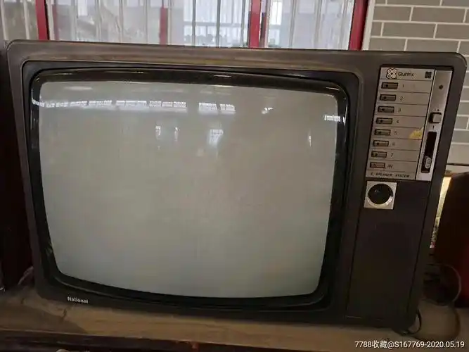 六七十年代纯进口21寸木壳老彩电-电视机-7788乐器收藏