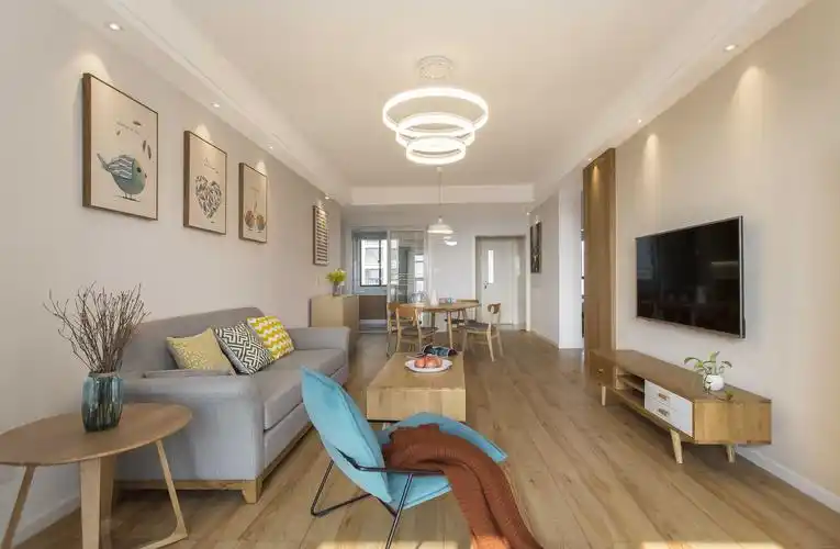 北欧三居之家电视背景墙图片