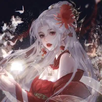 女生唯美古风仙气动漫头像图片