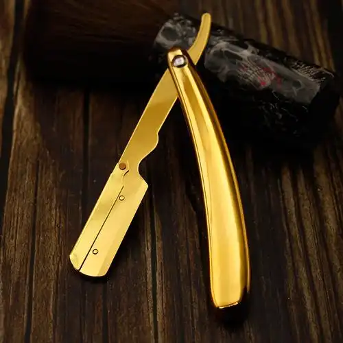 刮刀直刃理发剃须刀手动老式美发剃刀刀片刮脸剃须刀