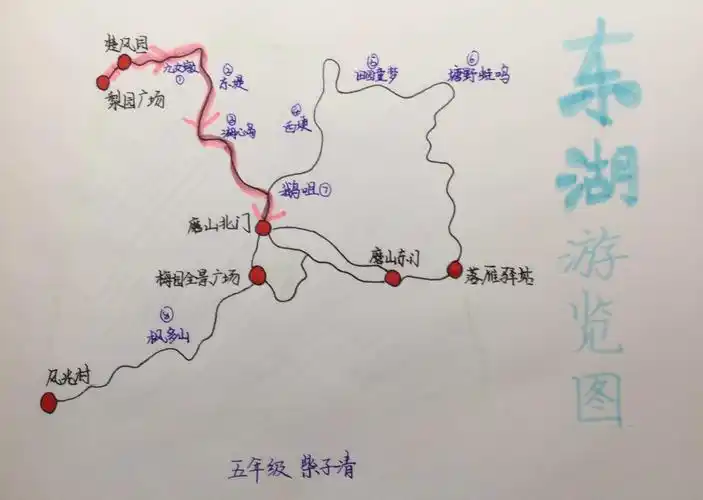 画一幅游览路线图,路线示意图怎么画?-图片大观-奇异网