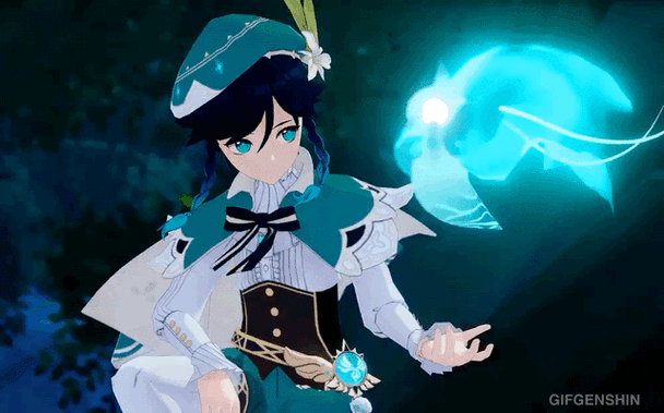 每日原神gif##原神##原神3.7##温迪