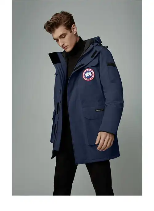 canadagoose加拿大鹅citadel派克大衣4567m大鹅羽绒服63蔚洋蓝xl