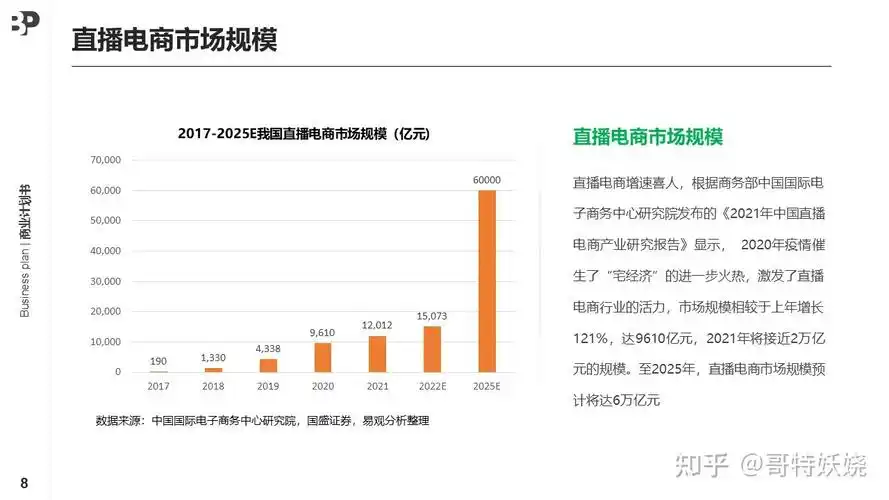 抖音农产品短视频直播电商项目商业计划书三农直播带货项目计划书