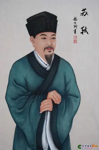 博客图片苏轼肖像