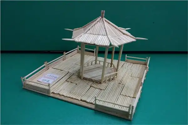 高中部科技节系列活动---牙签筑建筑