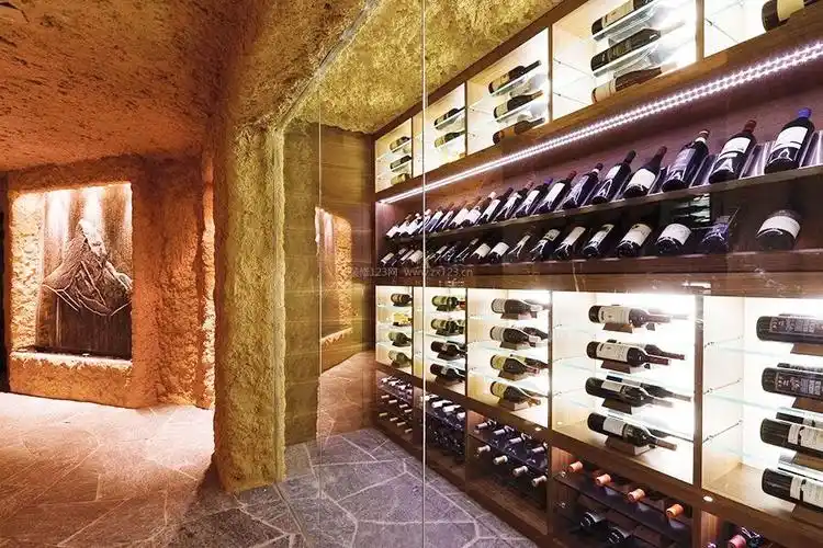 红酒酒窖整体设计图片大全_装信通网效果图