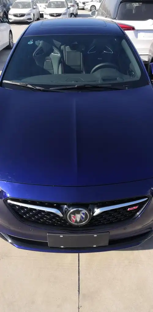 君威gs豪华星空紫提车照