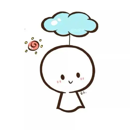 微信头像晴天娃娃每天心情都要艳阳高照哦