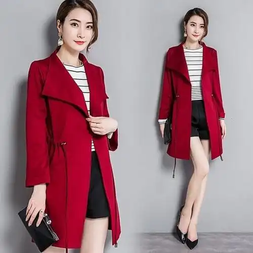 今年正流行春装风衣外套,20-40岁女人时髦有气质