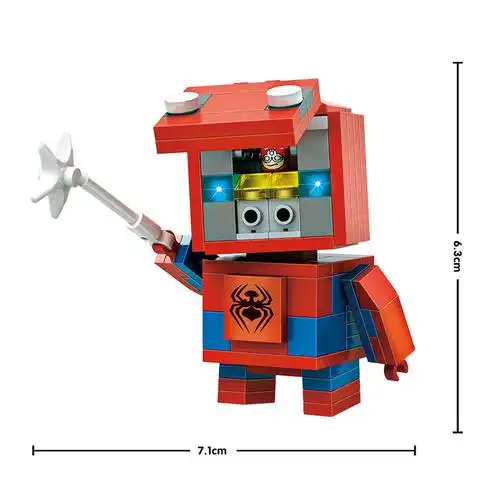 loz mini颗粒积木玩具英雄卡通迷你颗粒积木创意礼品益智拼插积木