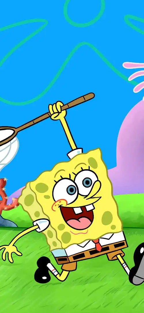 可爱的海绵宝宝高清手机壁纸_卡通_手机壁纸下载_美桌网