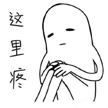 这里疼(膝盖)_膝盖_这里表情