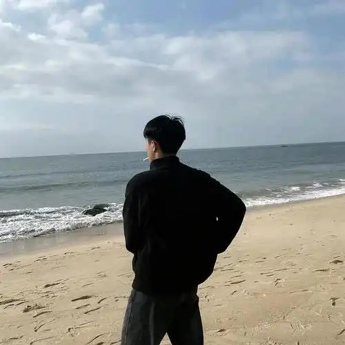 高质量背影男生头像