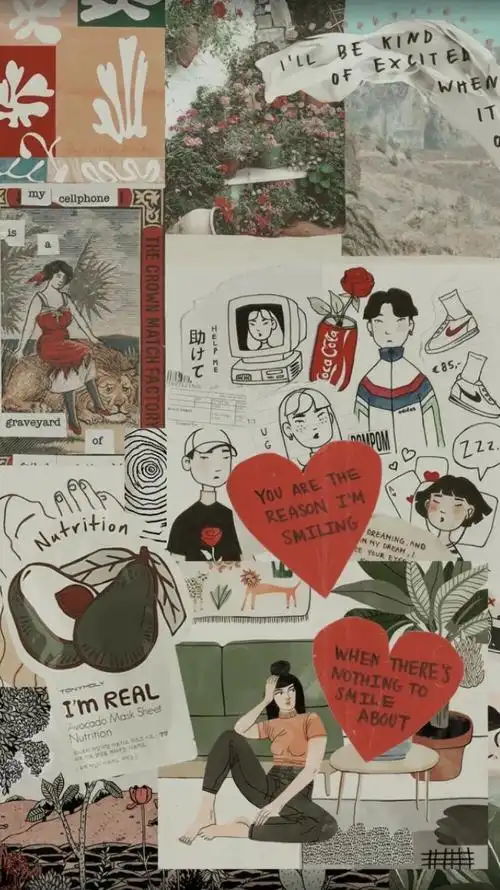 拼接壁纸背景图小清新文艺图源网络,侵删