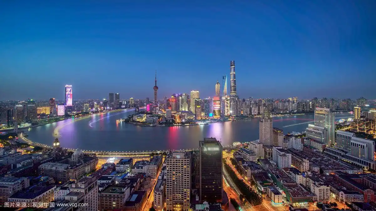 上海浦江两岸外滩陆家嘴四件套亮点夜景