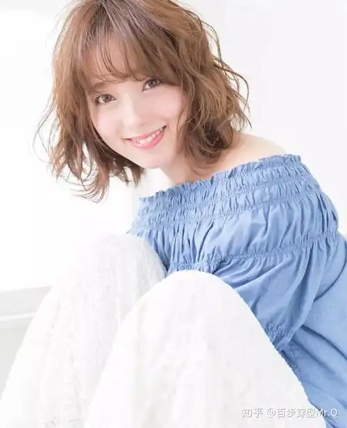 齐肩微卷烫发发型合集