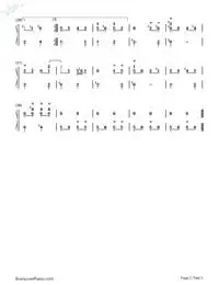 【谱】sans-undertale原声音乐钢琴谱文件(五线谱,双手简谱,数字谱