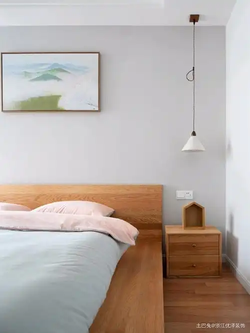 muji风家装:像住在日剧里简约舒适卧室床头柜日式卧室设计图片赏析