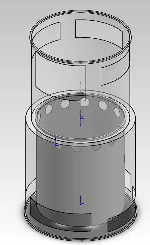 发一套自制柴火炉图纸及装配图