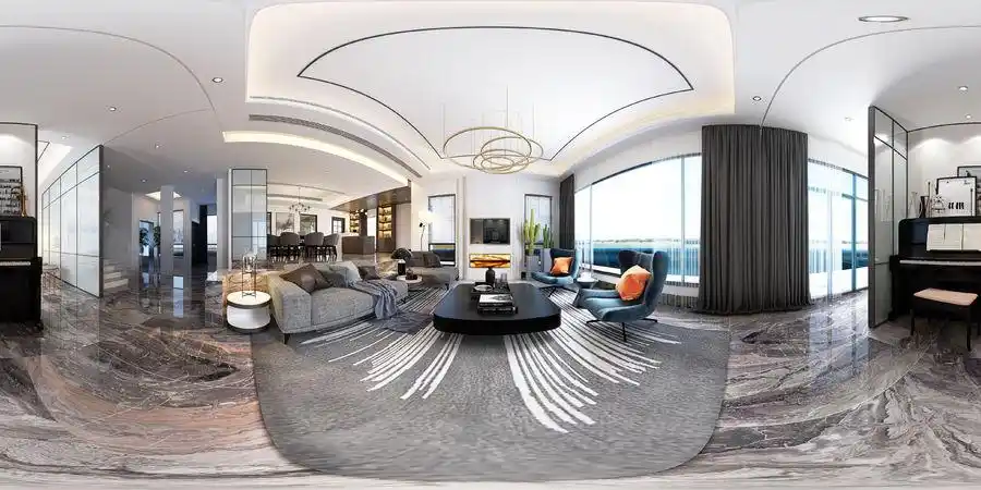 现代风格家装 分类: 作品 原创效果图 360全景 标签: 原创作品 , 360