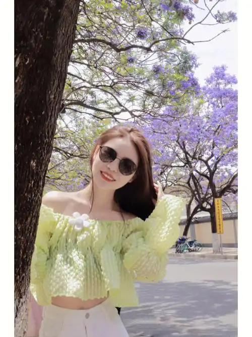 春城路太远了就没过去那附近的宝子们也可以去看看哦06#昆明蓝花楹