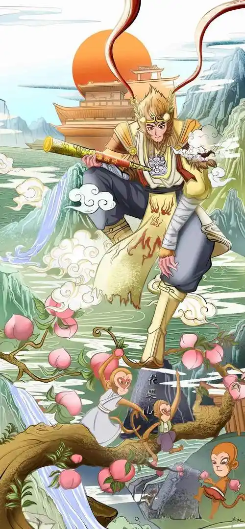 孙悟空|插画|创作习作|画画的阿城 - 原创作品 - 站酷 (zcool)