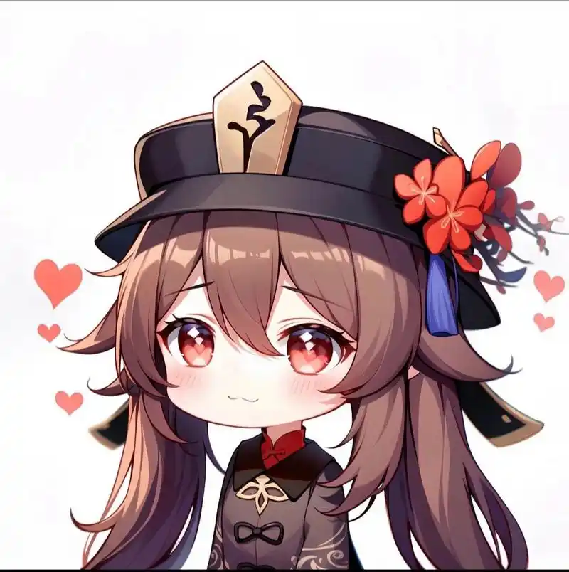 原神胡桃 #原神# #原神日常# #原来你也玩原神# 胡桃q版头像来啦～宝