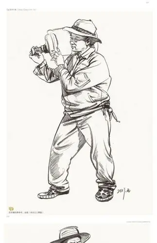 鹏辰正版速写人物书临摹本精选线描画照片基础知识工具高考入门教程