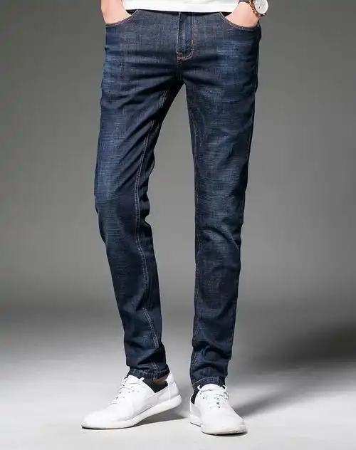 薄款时尚休闲简约舒适百搭男士牛仔裤