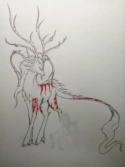 神兽 祥兽 灵兽 古风手绘教程