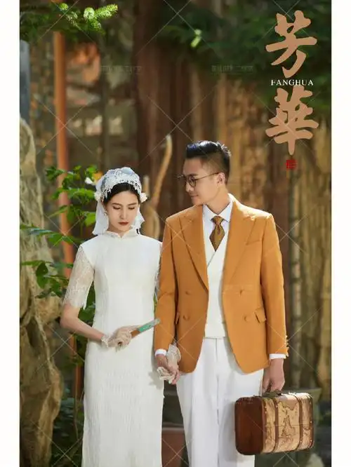 复古民国风婚纱照