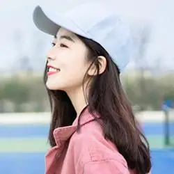 侧脸甜美笑容头像