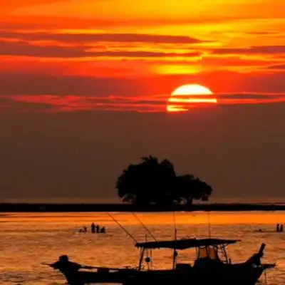 高清唯美的落日夕阳风景头像图片 超好看的日落黄昏微信头像合集_风景