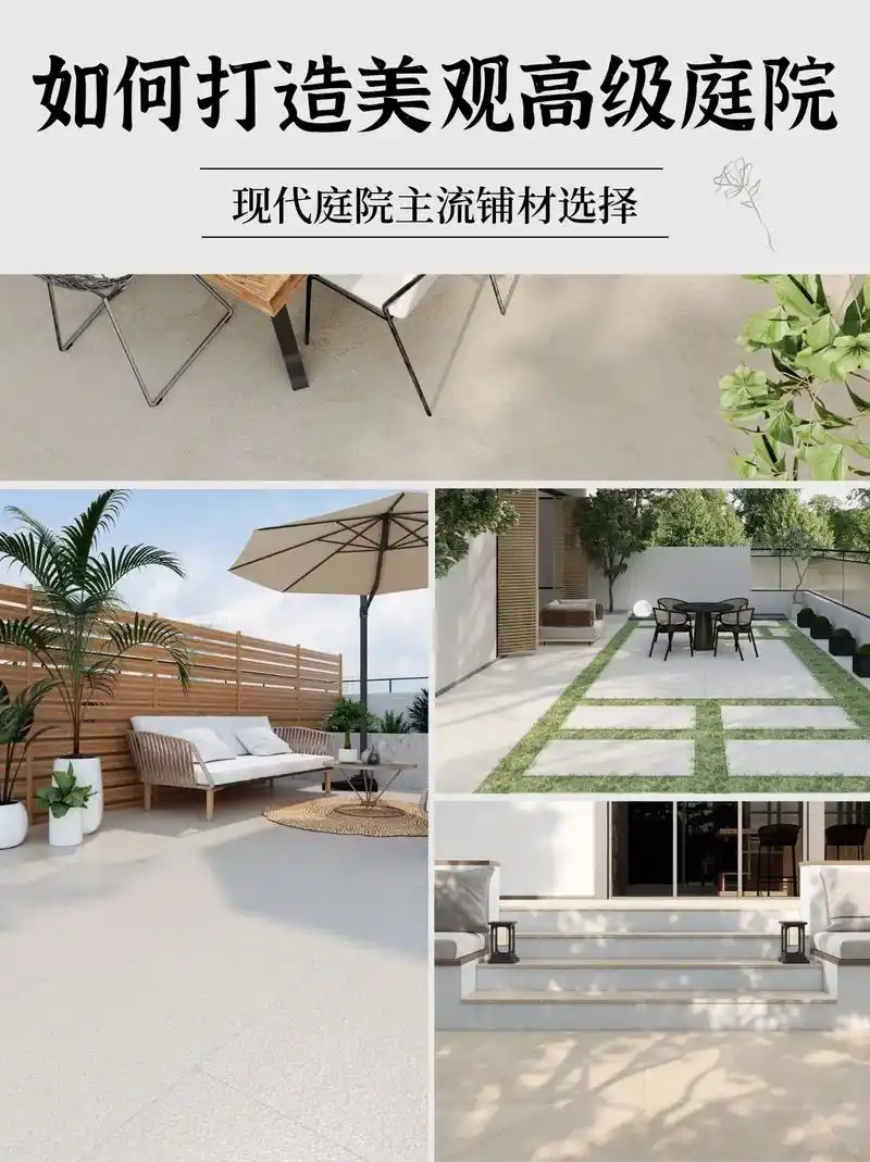 地面铺砖大全 看完再也不愁庭院装修铺什么.