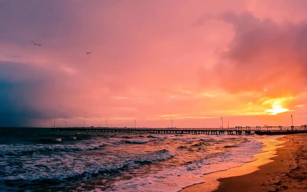 好看的夕阳晚霞唯美风景图片桌面壁纸