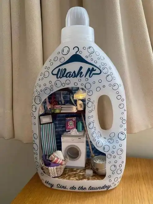 洗衣液瓶娃屋