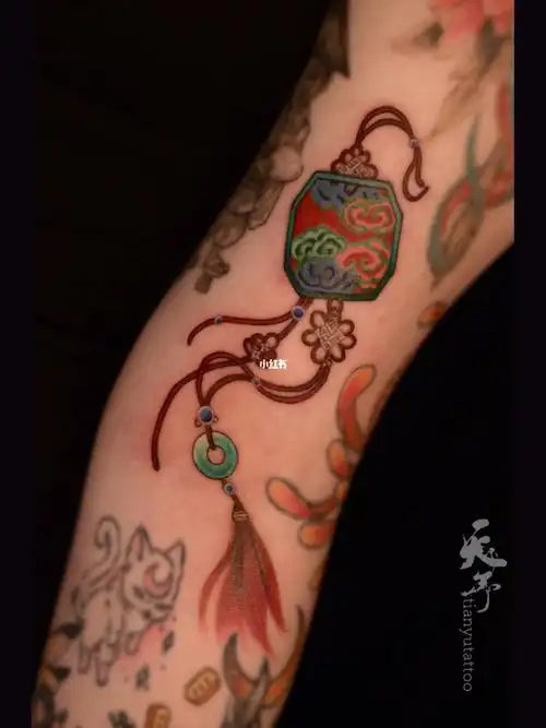 西安西安纹身天予刺青日式纹身御守纹身