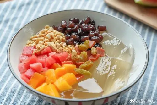 『手搓水果冰粉』做法__财经头条