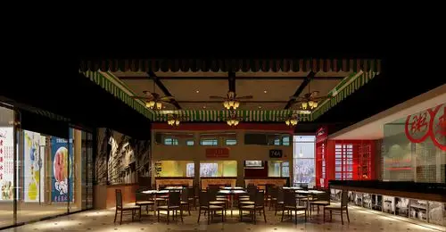 广州市越秀区北京路附近"老香港"茶餐厅概念设计方案-.