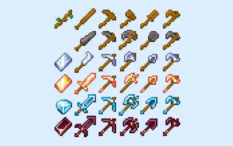 材质包/纹理包武器部分[java/基岩版][minecraft][像素画][我的世界]