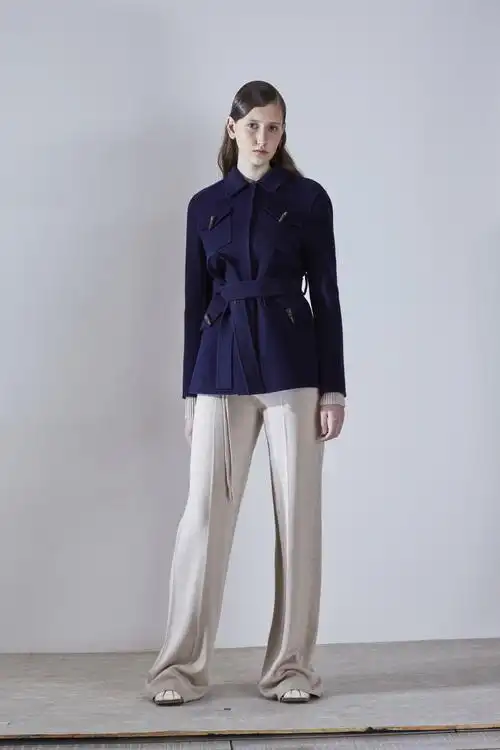 womenwear 19秋冬新品】kanoe/kanoe 牛角装饰猎装外套 两色 女士西服