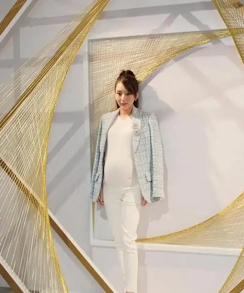 方媛挺孕肚出席活动,四肢依旧纤细,身上充满贵妇的气质_网易订阅