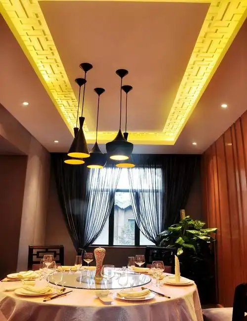 新中式风格饭店装修图片效果图欣赏