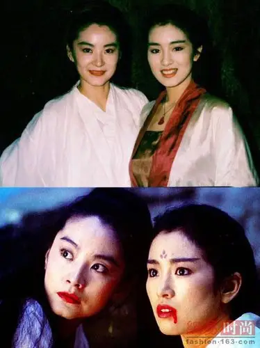 林青霞巩俐古装戏同框 颜值太高仙气太足(图)