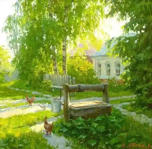 画家笔下的春天,阳关而美好,生机勃勃./俄罗斯风景油画